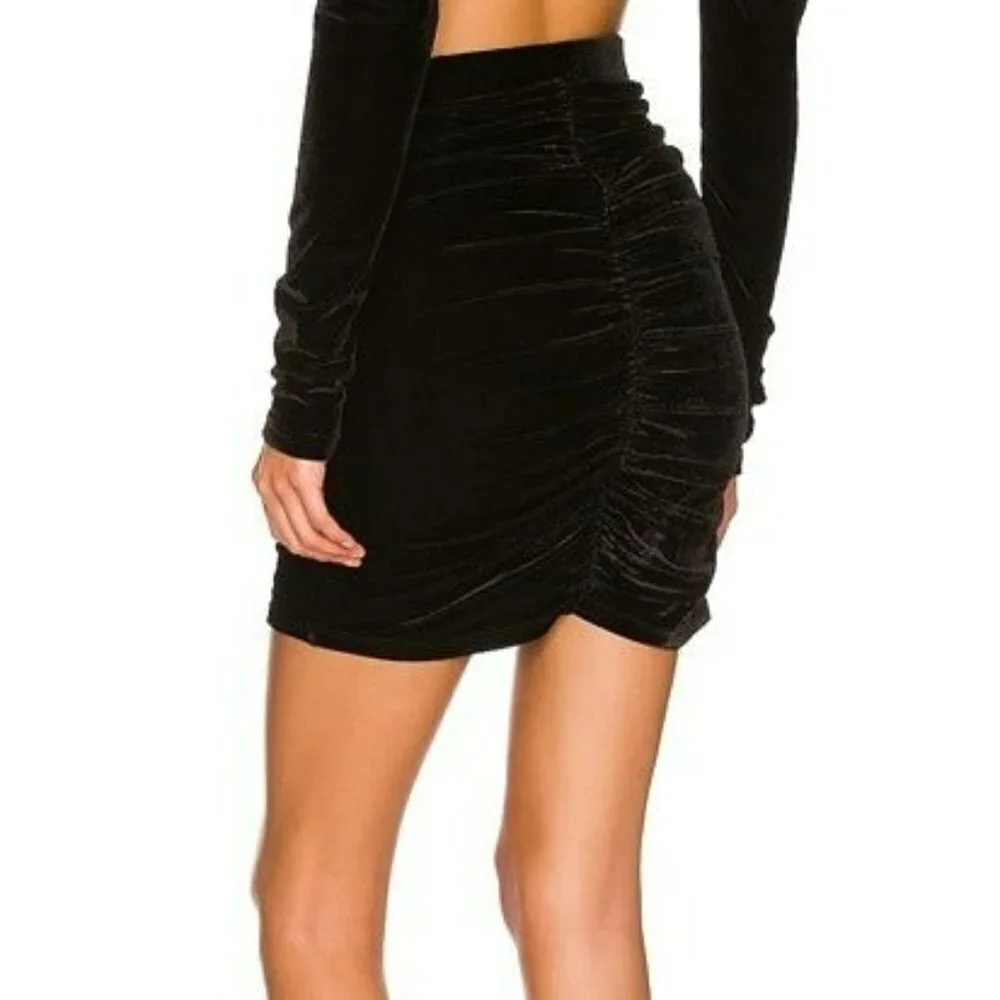 MAJORELLE Sabrina Mini Skirt - Black